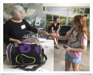 Student Hannah Wildoner makes bracelets and sells them, donating all of her earnings to FOTAS.